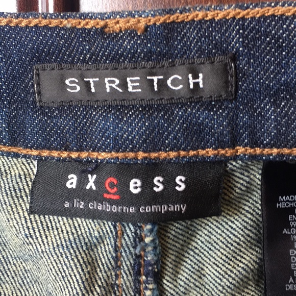 Axcess Liz Claiborne stretch jeans size 12 - Picture 4 of 7